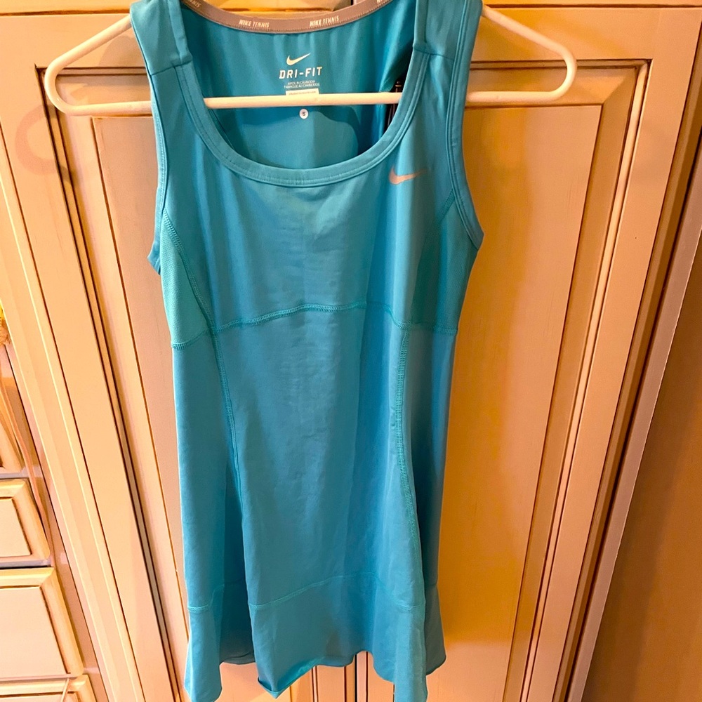 Small blue Nike tennis dress new without tags no flaws